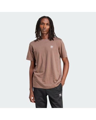 adidas Originals Trefoil Essentials T-shirt - Brown