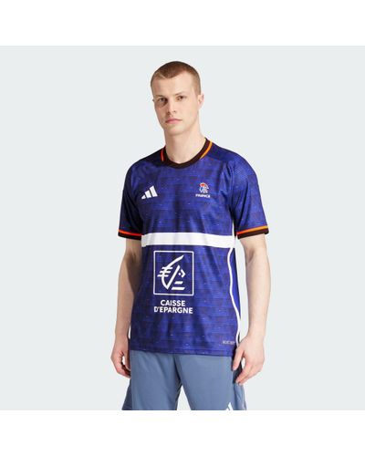 adidas Team France Handball Jersey - Blue