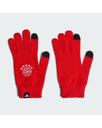 adidas Fc Bayern Gloves - Red