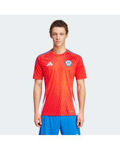 adidas Chile 24 Home Jersey - Red