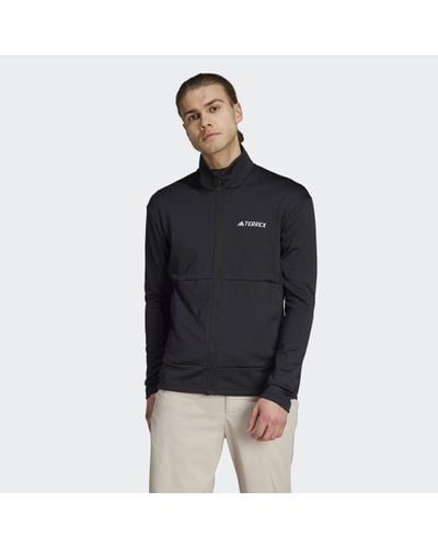 adidas Terrex Multi Light Fleece Full-Zip Jacket - Black