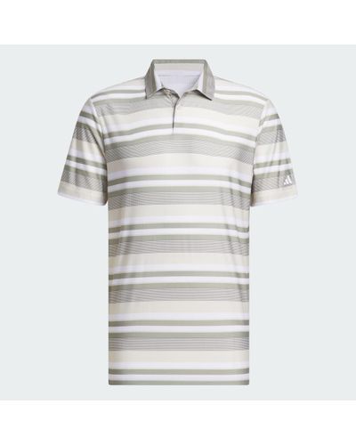 adidas Ultimate365 Heat.Rdy Stripe Polo Shirt - White