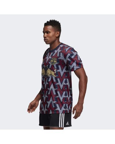 new york red bulls pre match shirt