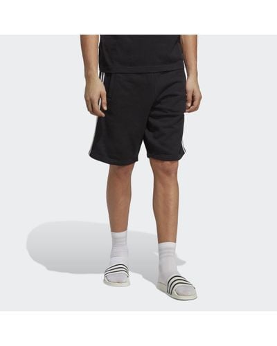 adidas Adicolor Classics 3-Stripes Sweat Shorts - Black