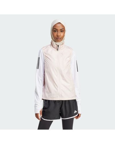 adidas Own The Run Vest - Natural