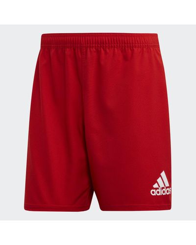 adidas 3-Stripes Shorts - Red