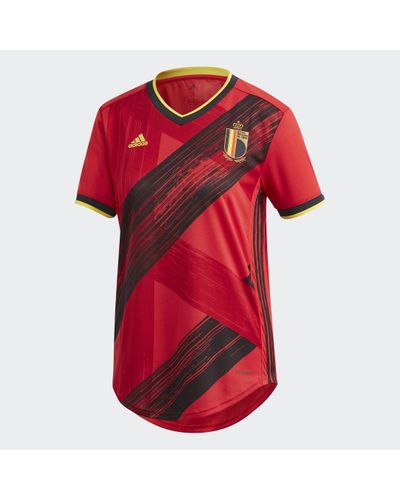 adidas Belgium Home Jersey - Red