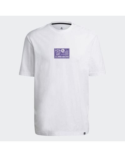 adidas Psychic Coach Graphic T-Shirt - White