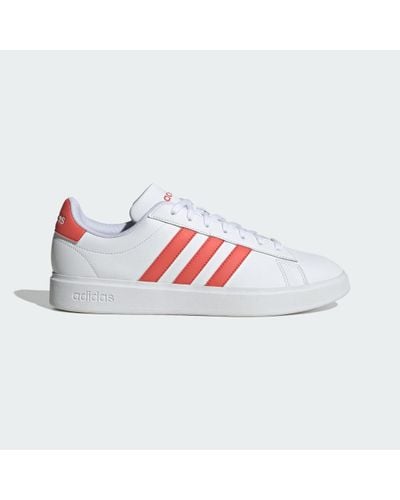 adidas Grand Court Cloudfoam Comfort Shoes - Red