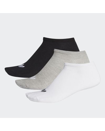 adidas Trefoil Liner Socks 3 Pairs - Black