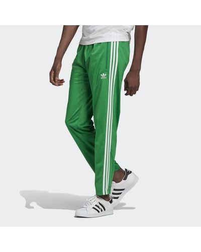 adidas Adicolor Classics Firebird Primeblue Tracksuit Bottoms in Green for Men - Lyst