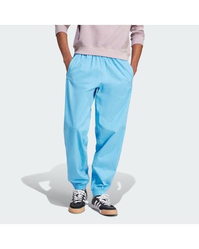 adidas Trefoil Essentials+ Dye Woven Trousers - Blue