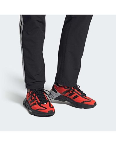 adidas Lace Ozweego Pure Shoes in Black - Lyst