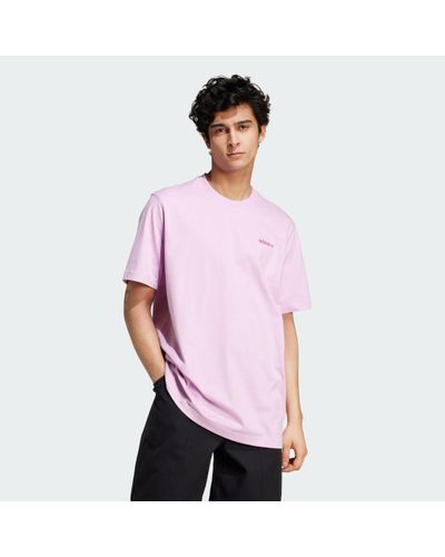 adidas #39;80S Graphic Beach Day T-Shirt - Purple