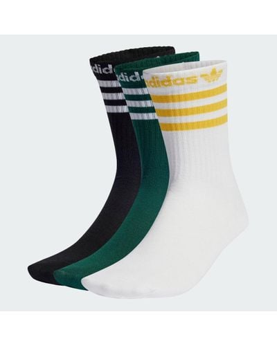 adidas Crew Socks 3 Pairs - Green