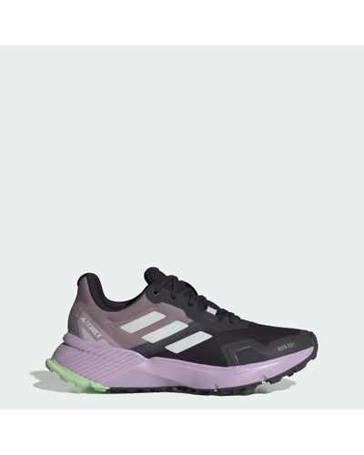 adidas Terrex Soulstride Rain.rdy Trail Running Shoes - Purple