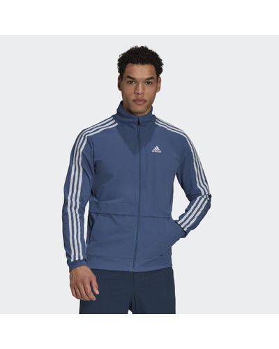 adidas Synthetisch The Trackstand Fietsjack in het Blauw voor heren - Lyst