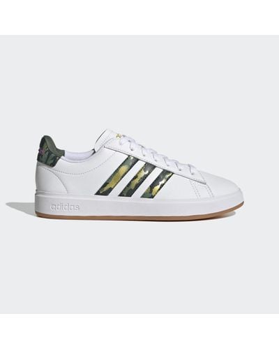 adidas Grand Court Cloudfoam Lifestyle Court Comfort Style Shoes - White