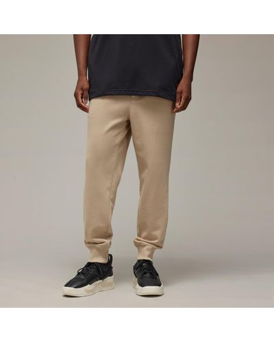 adidas Y-3 French Terry Cuffed Joggers - Brown