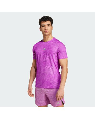 adidas Designed For Training Heat.Rdy Hiit Training T-Shirt - Purple