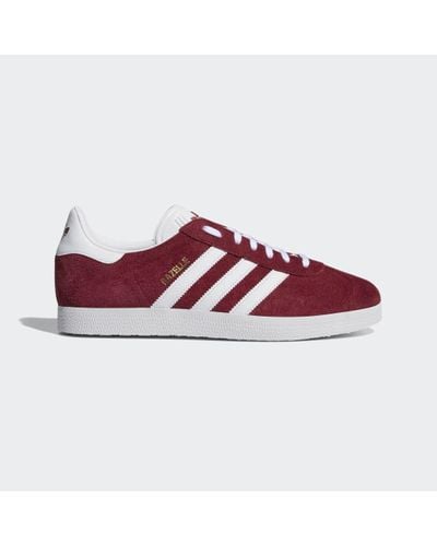 adidas Gazelle Shoes - Red