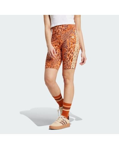 adidas X Farm Rio Bike Shorts - Orange