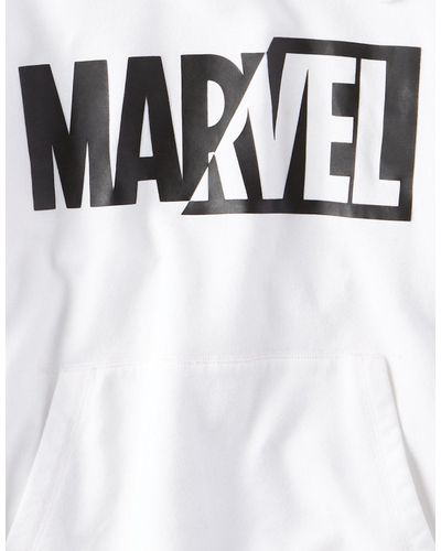 American Eagle Ae X Marvel Fleece Pullover Hoodie In White For Men Lyst