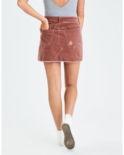 Yellow corduroy skirt american eagle clearance