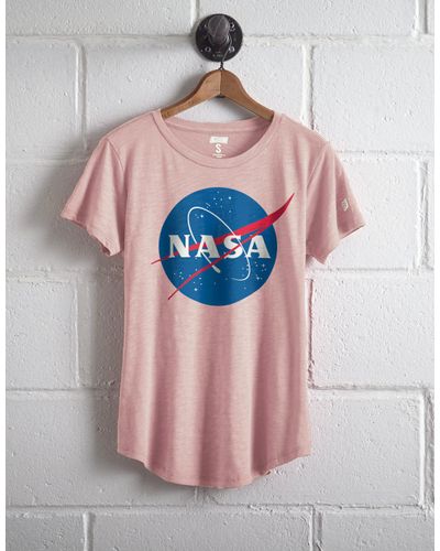 Tailgate Cotton Women S Nasa T Shirt In Rose Pink Lyst