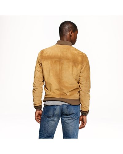 Men Hickory Brown Bomber Jacket main image 1