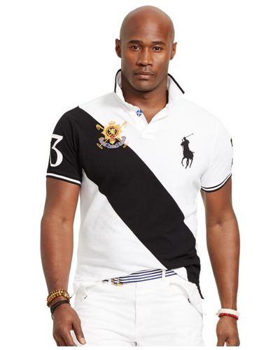 big and tall black polo