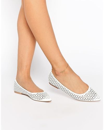 white lace up ballet flats white lace up ballet flats