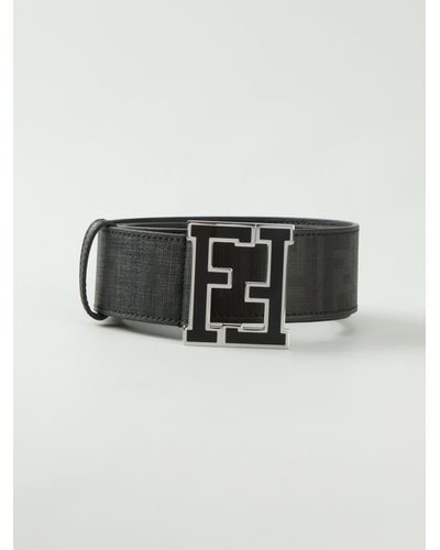 all black fendi belt