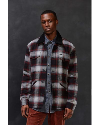 obey checkered jacket