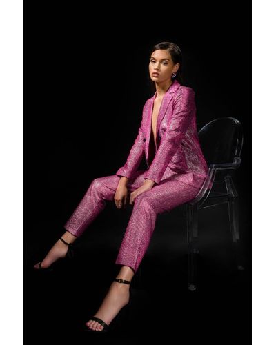 pink sparkly blazer
