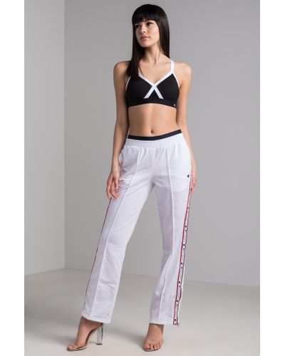 white champion track pants