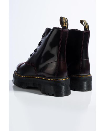 dr martens sinclair cherry red