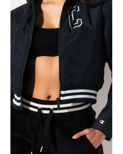 cropped baseball jacket