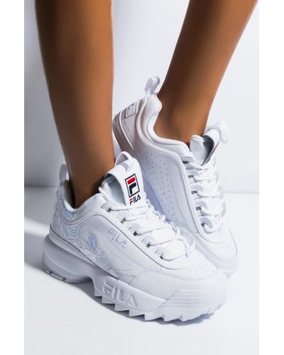 Fila shoes with flowers Clearance