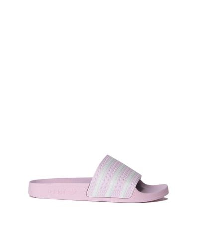 pink adilette slides