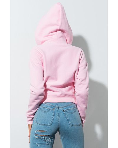 pink champion hoodie