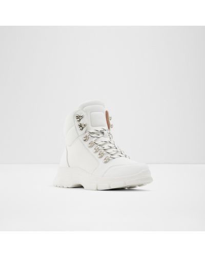 aldo white boot