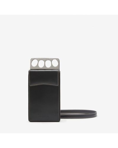 Alexander McQueen The Grip Phone Case - Black