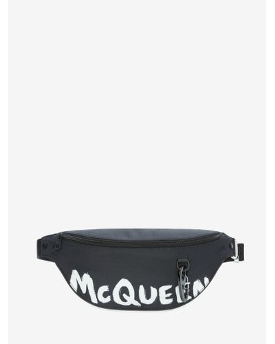 Alexander McQueen Harness オーバーサイズ ベルトバッグ - ブラック