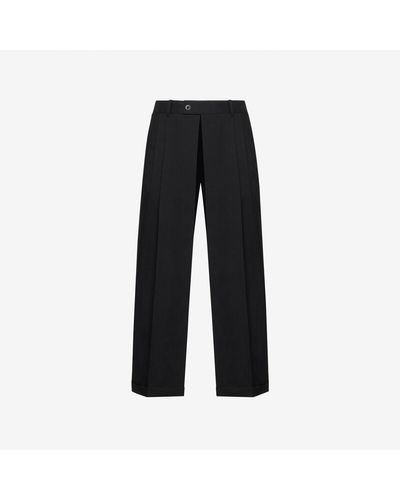 Alexander McQueen Slashed Tailored Trousers - Black