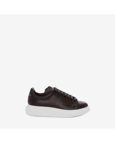 Alexander McQueen Oversize Trainers With White Sole - Black