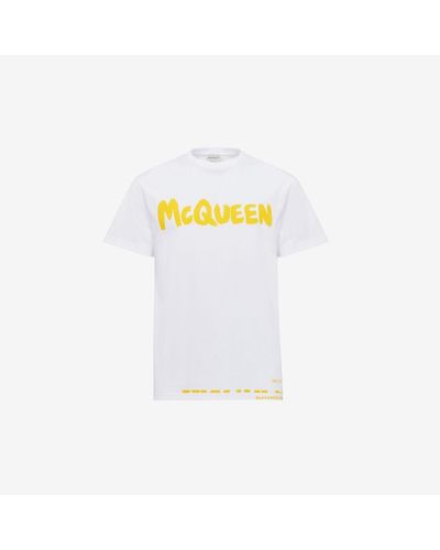 Alexander McQueen Mcqueenグラフィティ Tシャツ - マルチカラー