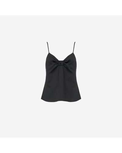 Alexander McQueen Knot Evening Camisole - Black