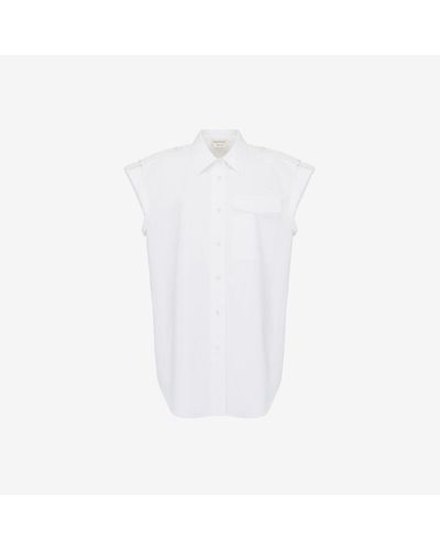 Alexander McQueen White Pocket Detail Shirt