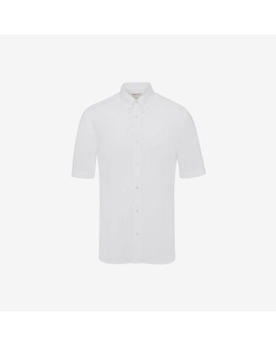 Alexander McQueen Cotton Poplin Shirt - ホワイト